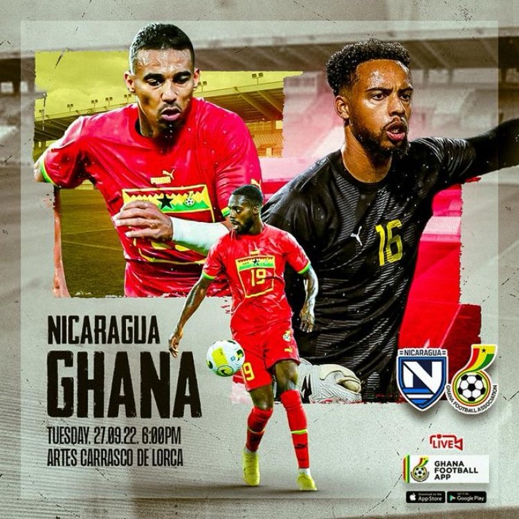 Black Stars: Preview – Ghana vs Nicaragua – Probable XI, Opta Stats, Team News, Kick-off, Channel