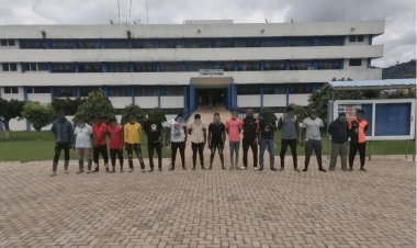 Police arrest sixteen suspects over a shooting incident at Asaman Tamfoe