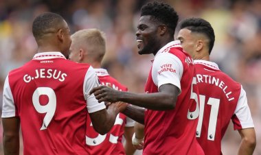 EPL: Thomas Partey scores as Arsenal beat 10-man Tottenham