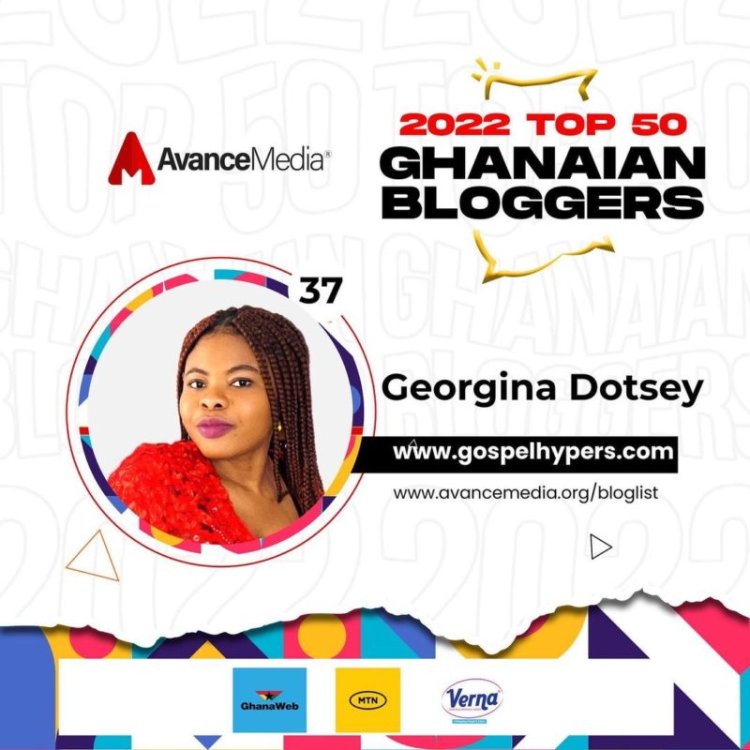 Sista Ginna Gains Spotlight In Top 50 Ghanaian Bloggers 2022 List