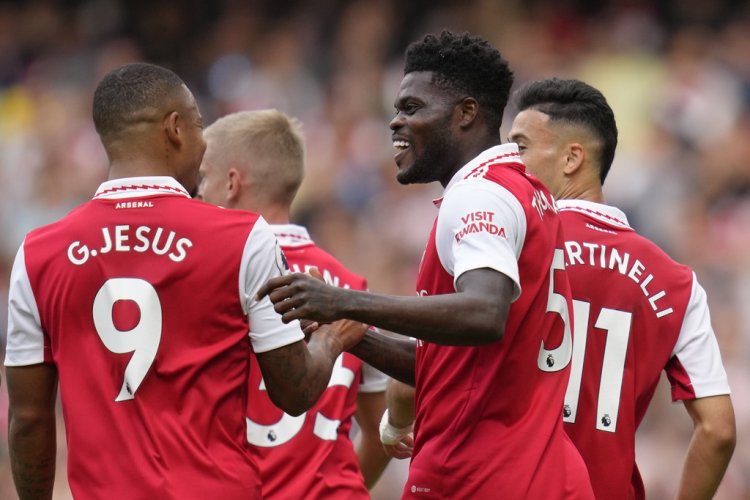 EPL: Thomas Partey scores as Arsenal beat 10-man Tottenham