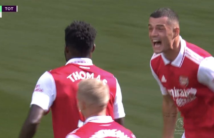 See Thomas Partey’s wonder goal for Arsenal against Tottenham [VIDEO]