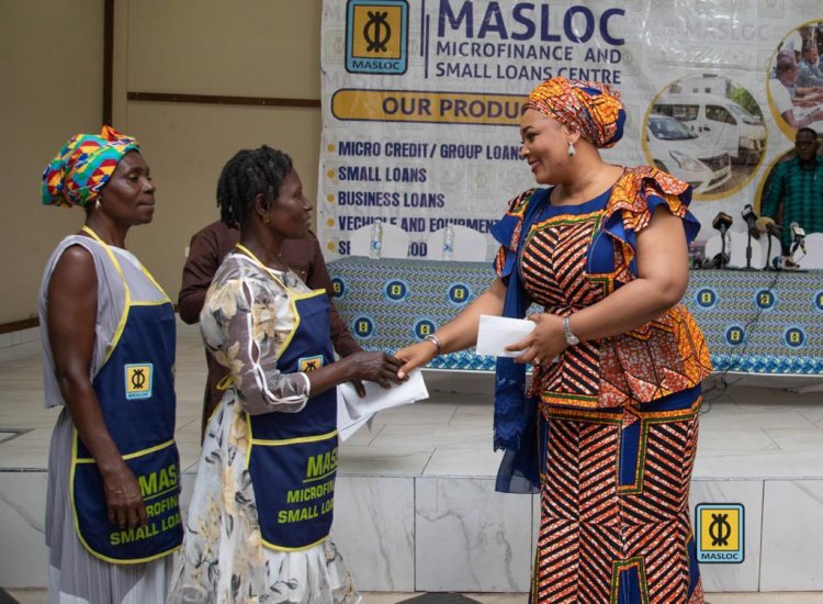W/R: MASLOC disburses micro-credit loans to market fire victims