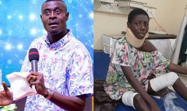 A paralyzed woman receives instant healing from God through Apostle Adade (Video)