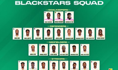 Black Stars: Ghana coach Otto Addo names final 26-man squad for 2022 FIFA World Cup