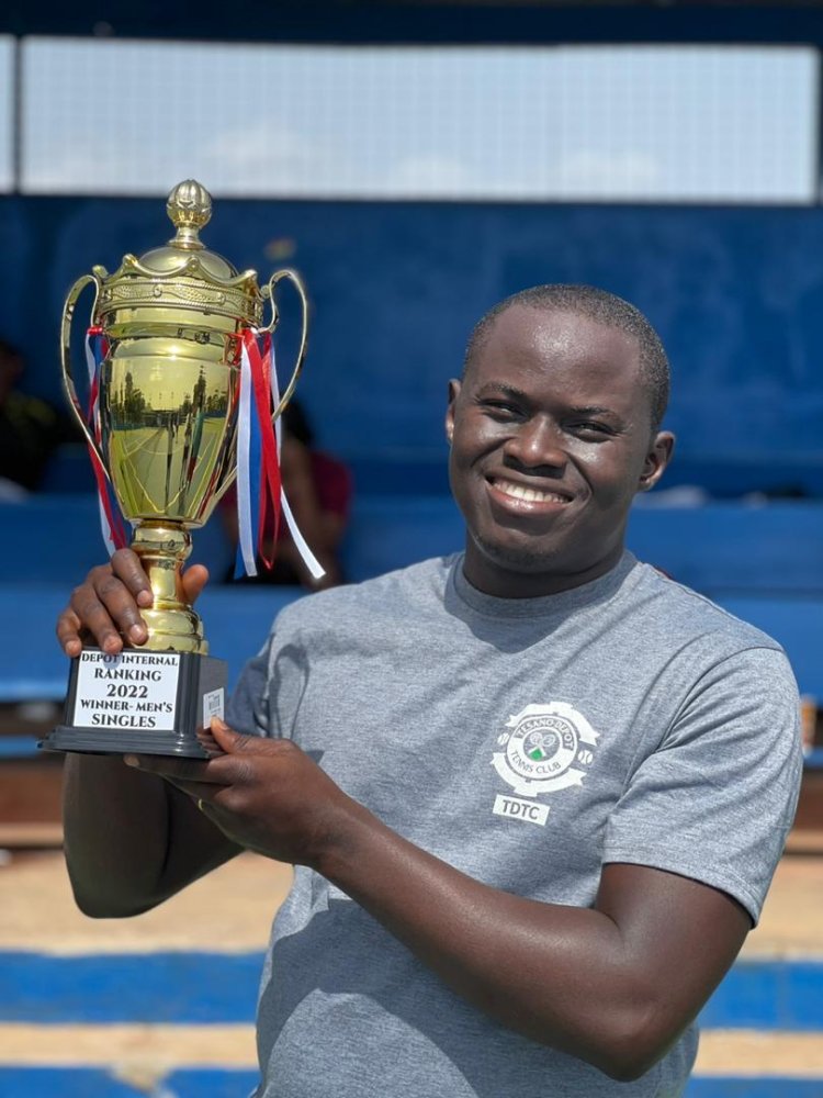 Lawyer Richard Odum Mensah wins 2022 Depot Tennis Club Internal Ranking tournament