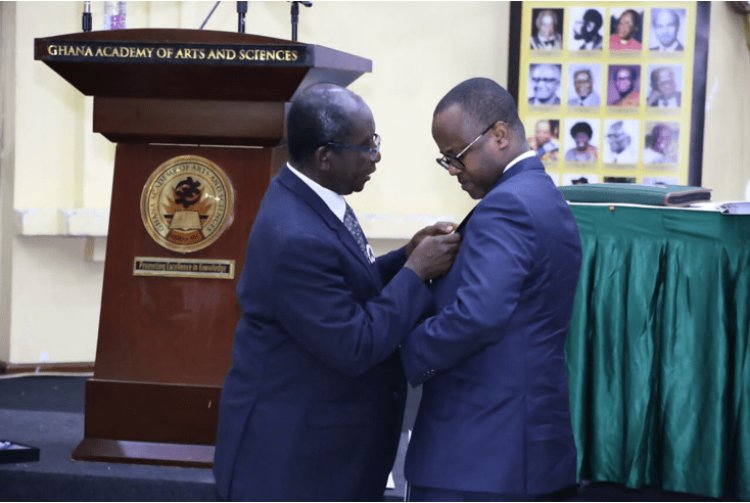 Dr. Maxwell Opoku-Afari inducted as a Fellow into the Ghana Academy of Arts and Sciences