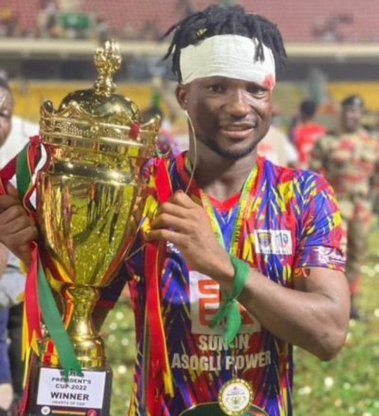 Aziz Nurudeen extends contract with Hearts of Oak