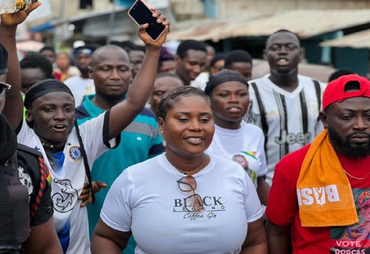 Hundreds join Jomoro MP in the West FM-Charger Limited healthwalk