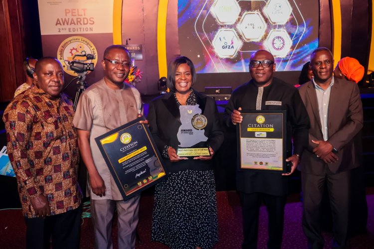 Ghana Airports Company (GACL) Earns Top Honor as ‘Most Profitable’ State-Owned Enterprise at PELT Awards 2022