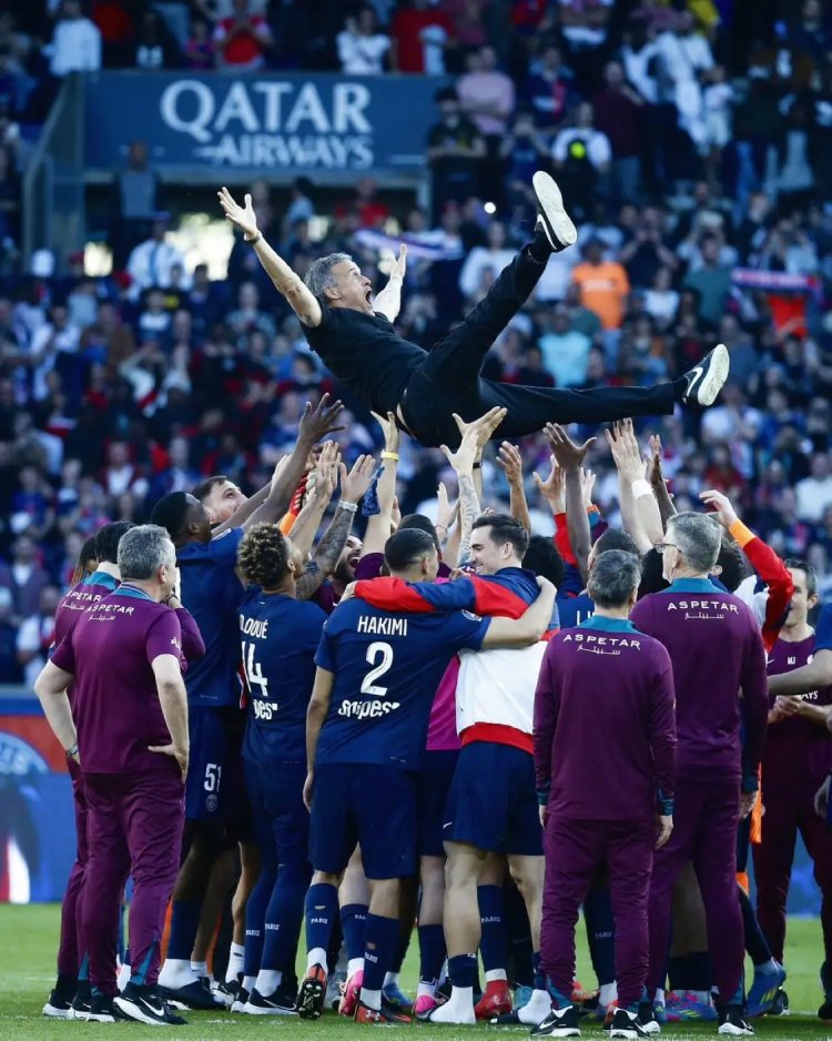Unbeaten PSG lift 13th Ligue 1 title in first post-Mbappe season