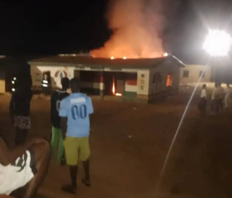 Talensi youth burn NDC office due to disagreement over DCE nominee
